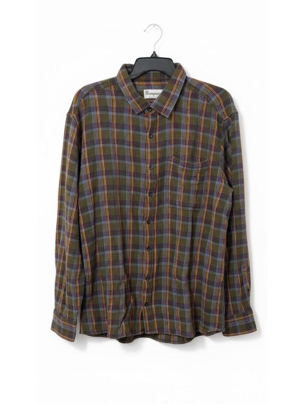 No Boundaries Ls Textured Long Sleeve Shirt. Men’s 2XL. Cotton. NWT.  Collar.